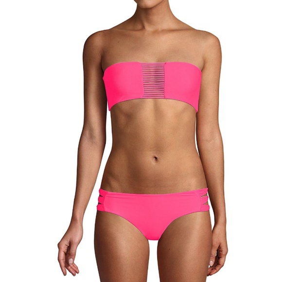 Mikoh Swim SUNSET String Bandeau Bikini Top